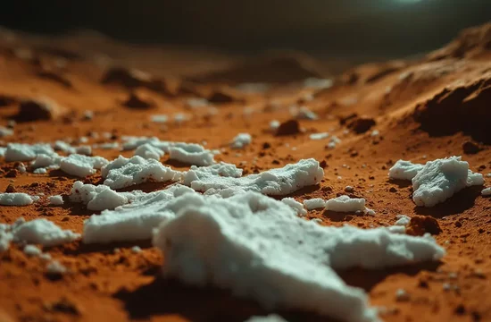 Поглощение воды марсианским