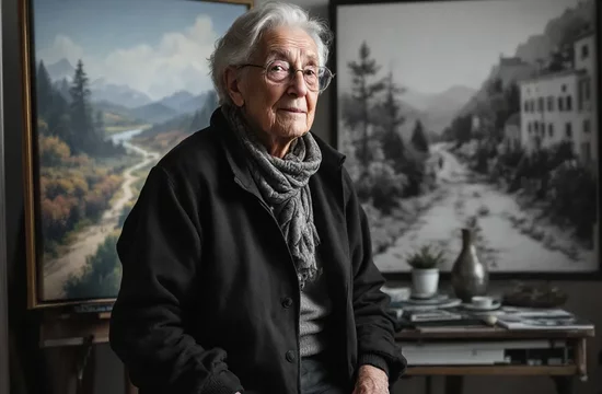 Дебют 91-летней художницы