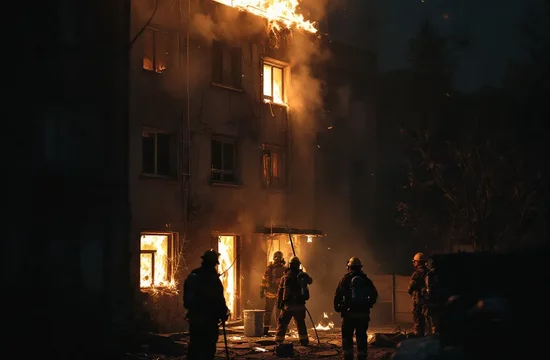 Пожар в Суррее: