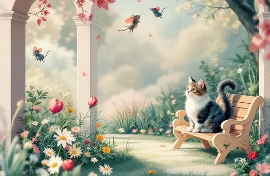 Муралы «Кошка и