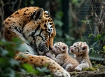 Первые росомахи в Dudley Zoo