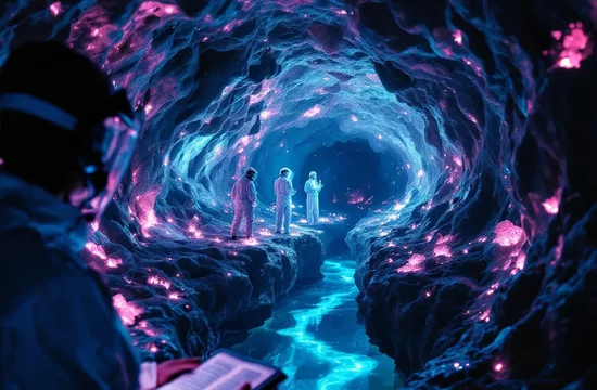 Флуоресцентные пещеры как
