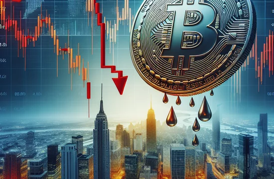 Биткоин снижается на