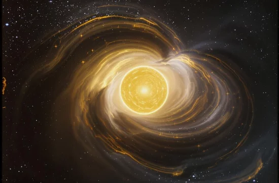 Запечатлено рождение мира