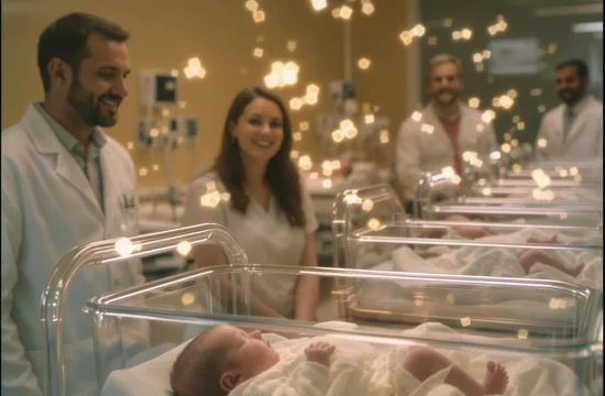 Восемь детей родились