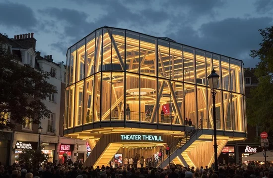 Как театр-времянка собрал