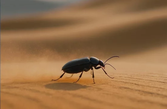 Жук-бегун: как африканский