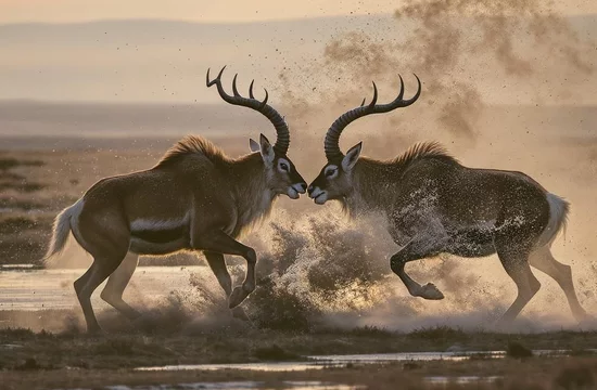 Поединок в степи: