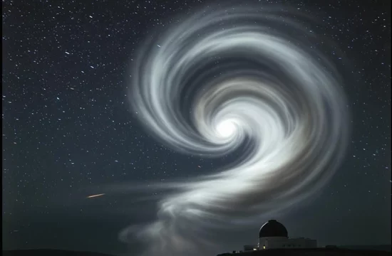 Загадочный светящийся вихрь