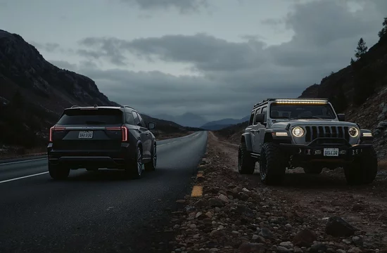 Битва внедорожников: асфальтовый