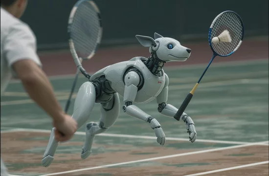 Как четвероногий робот