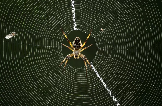 Загадочные узоры паутины