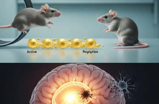 Кровь активных мышей