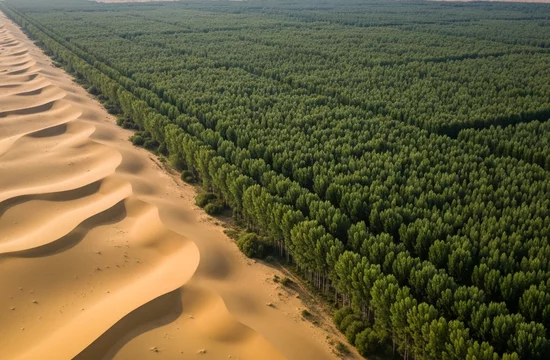 Колоссальная «зеленая стена»