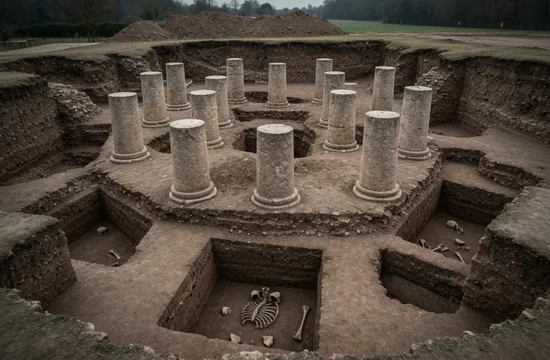 Раскопки виселицы XVI