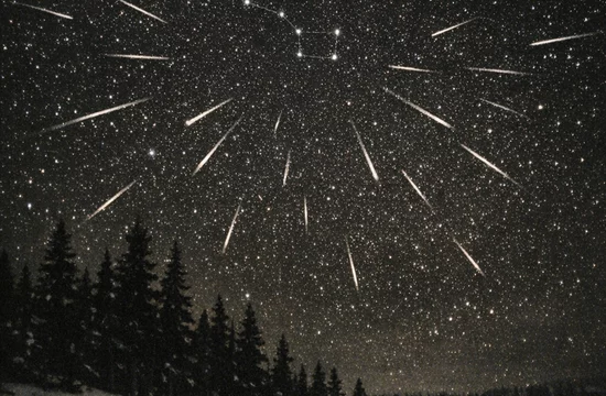 Как увидеть метеорный