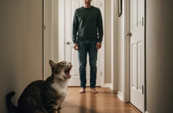 Почему кошки встречают