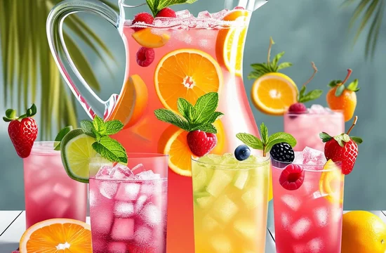 Летние коктейли в