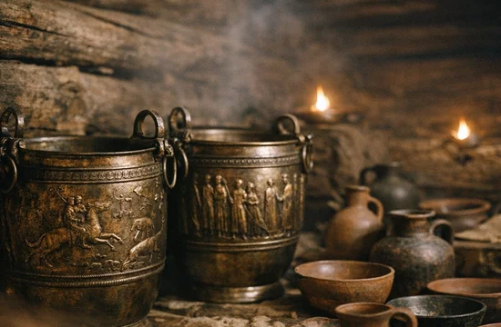 Раскопки кургана Караагач