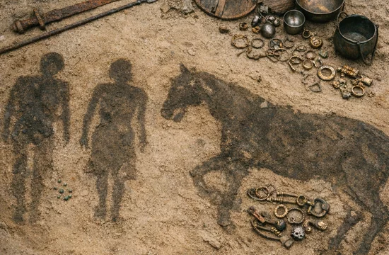 Элитное англосаксонское захоронение