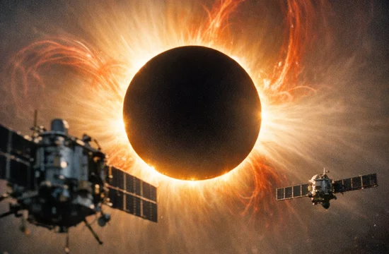 Уникальное искусственное затмение