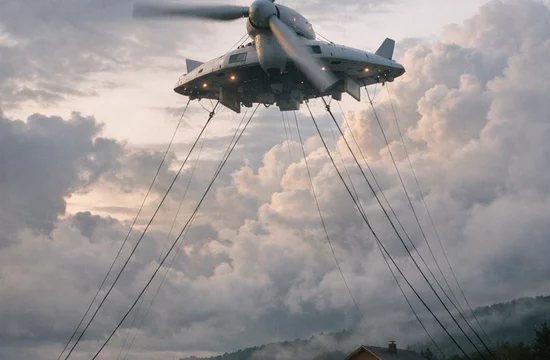 Китай поднял ветряк