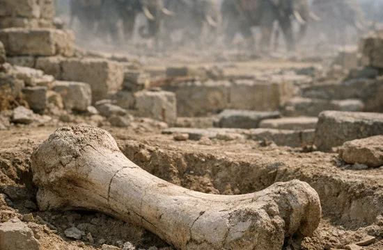 Слоновья кость из-под