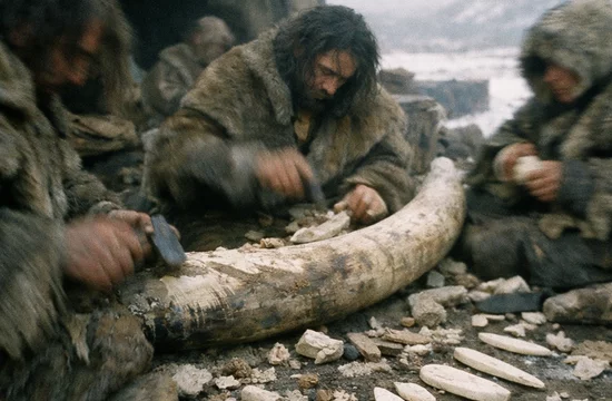 Костяные орудия возрастом