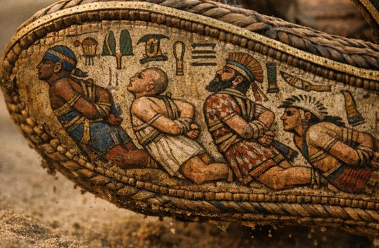 Сандалии Тутанхамона: фараон,