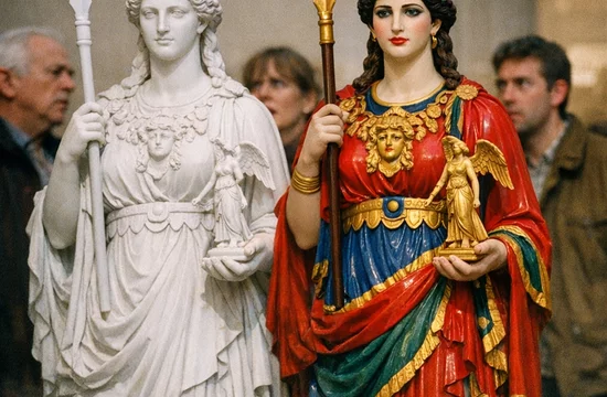 Почему раскрашенные античные