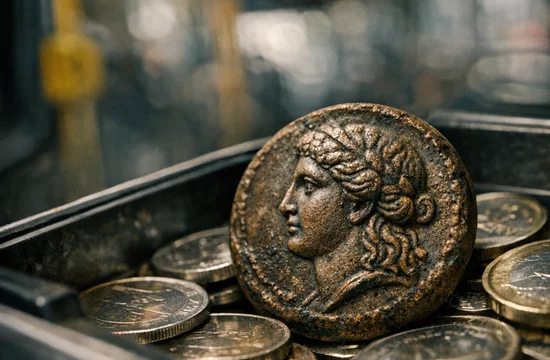 Финикийская монета возрастом