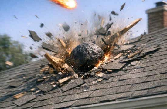 Метеорит размером с