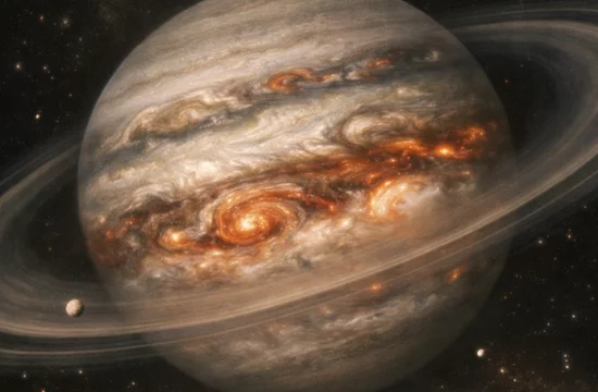 Хаотичная атмосфера Сатурна