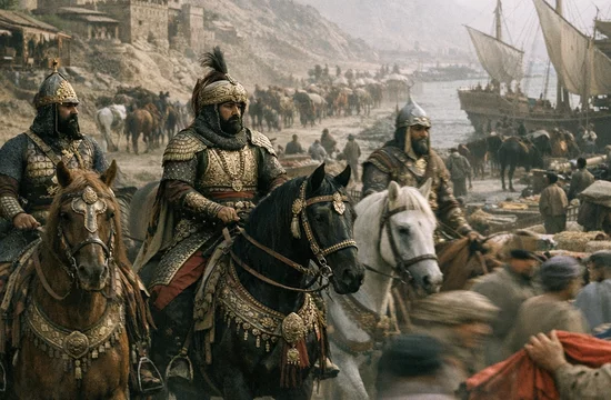 Как лошади построили