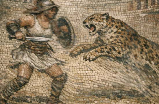 Женщина против леопарда