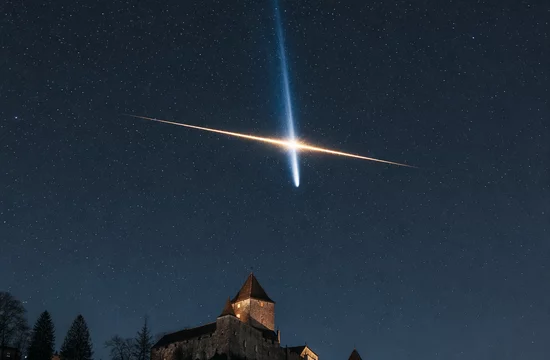 Комета и метеорит