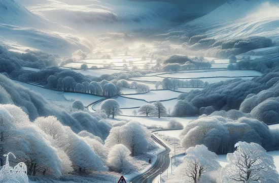 Зимний удар: снег