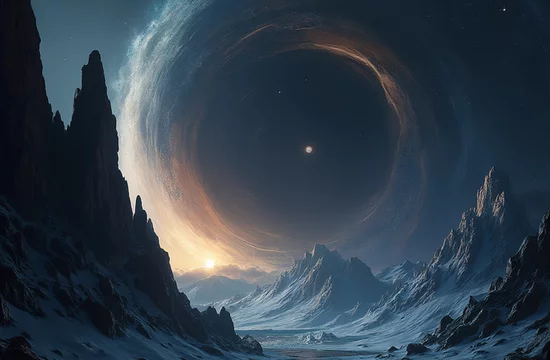 Космические Горы: искривление