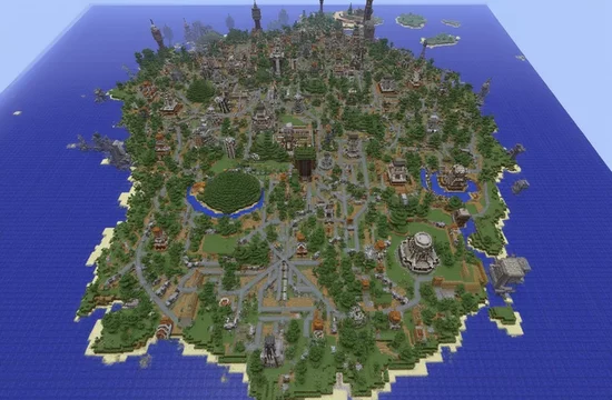 Реалистичные города Minecraft: