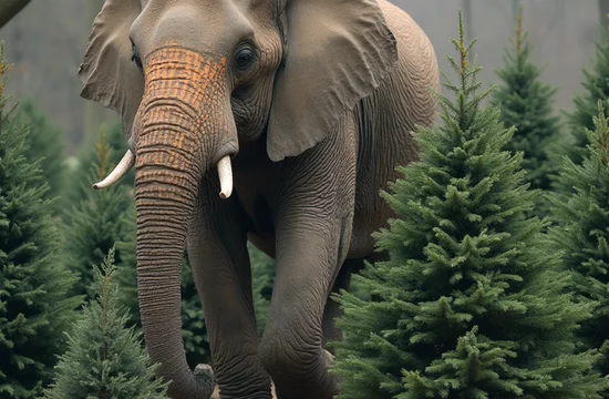 Неужели рождественские ели