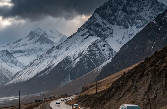 Калифорнийская зима: снег