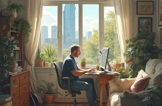 Дистанционная работа: плюсы,