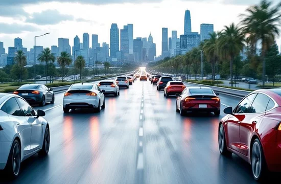 Электромобили Tesla: замедление