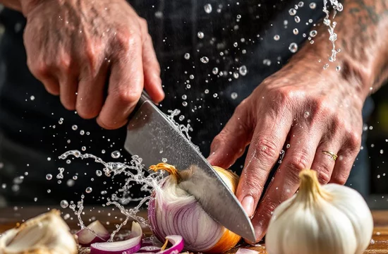 Почему лук заставляет