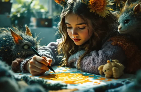 Юный художник из