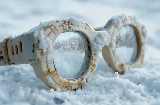 Древние снежные очки
