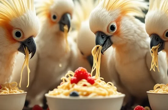 Кулинарные эксперименты какаду: