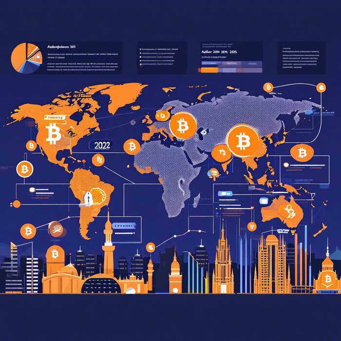 Мировое принятие криптовалют в 2024 году: тенденции и лидеры