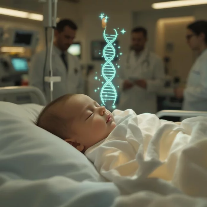 Революционный прорыв: первое в мире персонализированное CRISPR-лечение для младенца с редким генетич