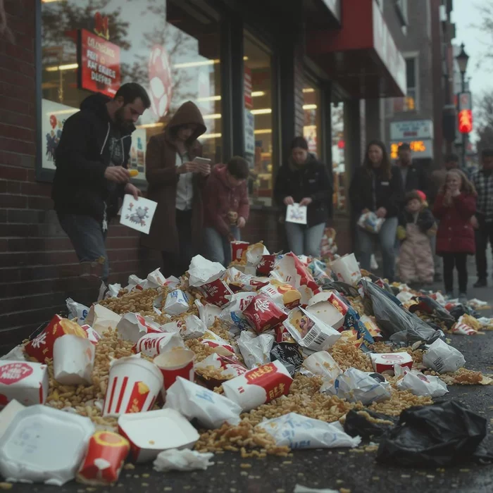 Охота на покемонов в McDonald's закончилась горами мусора